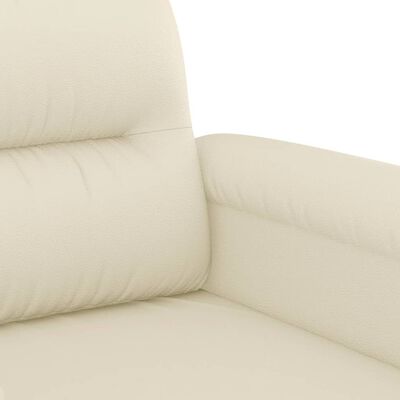 vidaXL Fotelja krem 60 cm od umjetne kože