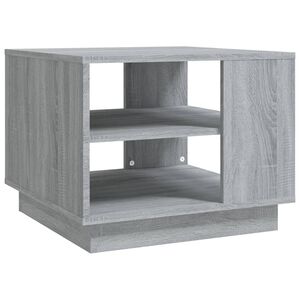vidaXL Stolić za kavu siva boja hrasta 55x55x43 cm konstruirano drvo