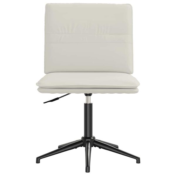 vidaXL Blagovaonske stolice 2 kom krem baršunaste