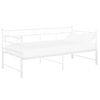 vidaXL Okvir za krevet na razvlačenje bijeli metalni 90 x 200 cm