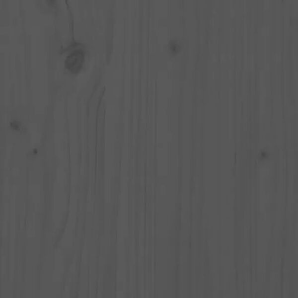 vidaXL Uzglavlje sivo 146 x 4 x 100 cm od masivne borovine