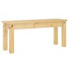 vidaXL Blagovaonska klupa PANAMA 105 x 30 x 45 cm od masivne borovine