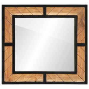 vidaXL Kupaonsko ogledalo 60 x 1 x 55 cm od masivnog drva bagrema