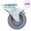 vidaXL Okretni kotačići 24 kom 75 mm
