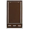 282458 vidaXL Wardrobe Brown 87x49x159 cm Fabric
