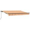 vidaXL Skrovita tenda Žuta 350 x 200 cm tkanina