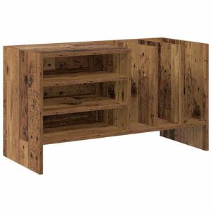 vidaXL Ormar za ploče Staro drvo 78.5 x 35 x 45 cm Konstruirano drvo