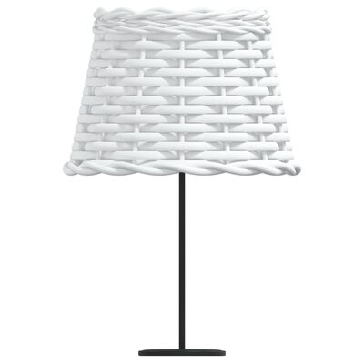 vidaXL Sjenilo za svjetiljku bijelo Ø 20 x 15 cm od pruća