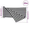 vidaXL Mreža za privatnost antracit-bijela 1,2 x 25 m HDPE 75 g/m&sup2;