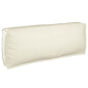 vidaXL Jastuk Oxford tkanina Krema 120 x 40 x 12 cm