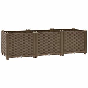 vidaXL Povi&scaron;ena gredica 120x40x38 cm polipropilen