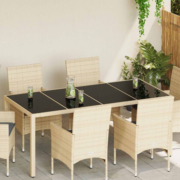 vidaXL Gornji dio stola 4 pcs Crna Stakl