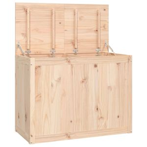 vidaXL Kutija za rublje 88,5x44x66 cm od masivne borovine