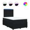 vidaXL Krevet box spring s madracem crni 120 x 190 cm bar&scaron;unasti