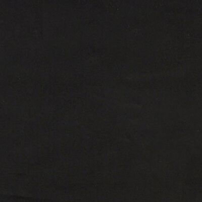 vidaXL Trosjed s tabureom crni 180 cm baršunasti