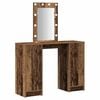 vidaXL Toaletni stol Smeđa 102 x 33 x 135 cm Konstruirano drvo