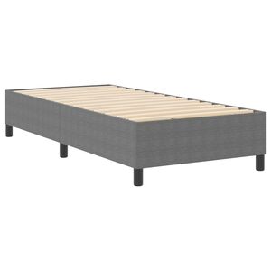 vidaXL Krevetna platforma Svijetlo siva 90 x 200 cm tkanina