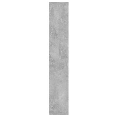 vidaXL Zidna polica siva boja betona 36 x 16 x 90 cm konstruirano drvo
