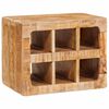 vidaXL Stalak za vino Smeđa 44 x 30 x 35 cm Čvrsto drvo manga