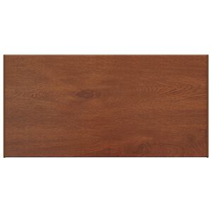 vidaXL Prozorska klupčica Smeđe drvo 60 x 45 x 4,5 cm PVC