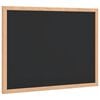 vidaXL Ploča za pisanje s crnim okvirom od punog borovine 40x30 cm