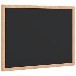 vidaXL Ploča za pisanje s crnim okvirom od punog borovine 40x30 cm