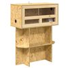 vidaXL Terarij Smeđa 60 x 30 x 80 cm OSB