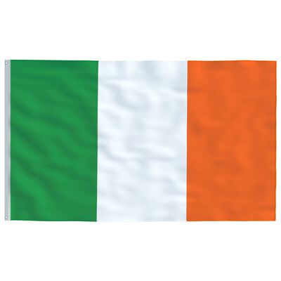 vidaXL Irska zastava s aluminijskim stupom 4 m