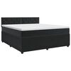 vidaXL Boxspring krevet s madracem Crna 160 x 200 cm Bar&scaron;un