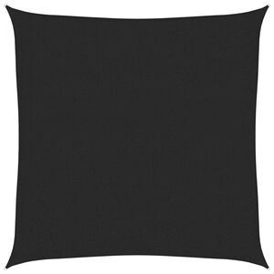 vidaXL Jedro za za&scaron;titu od sunca 160 g/m&sup2; crno 3 x 3 m HDPE