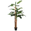 vidaXL Umjetno stablo banane 18 listova 150 cm zeleno