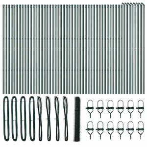 vidaXL Stup za ogradu Zelena