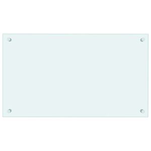 vidaXL Kuhinjska za&scaron;tita od prskanja mliječna 70 x 40 cm kaljeno staklo