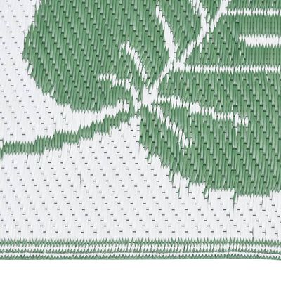 vidaXL Vanjski tepih zeleni 120 x 180 cm PP
