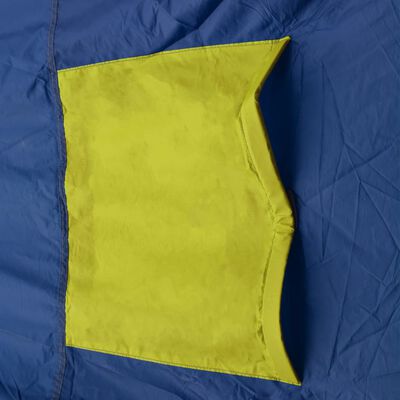 vidaXL Šator za kampiranje od tkanine za 9 osoba plavo-žuti