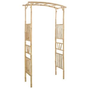 vidaXL Vrtni Luk Prirodna 110 x 40 x 205 cm Bambus