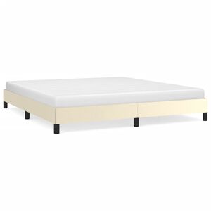 vidaXL Okvir za krevet krem 180x200 cm od umjetne kože