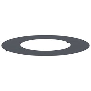 vidaXL pogodno za ravni drveni prsten Antracit &Oslash;40 / 70 cm Čelik