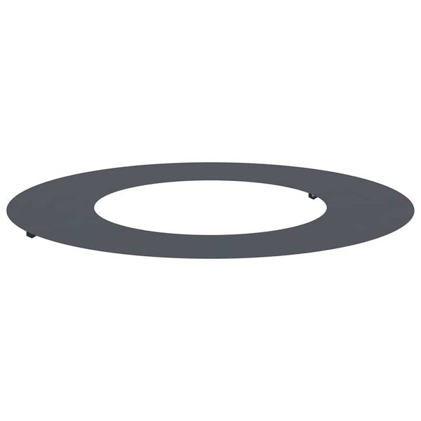 vidaXL pogodno za ravni drveni prsten Antracit &Oslash;40 / 70 cm Čelik