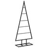 vidaXL Metalna božićna jelka KUOPIO 90 cm Metal Crna
