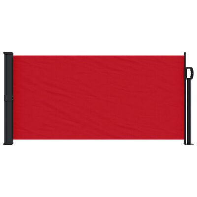 vidaXL Bočna tenda na uvlačenje crvena 100 x 300 cm