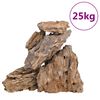 vidaXL Zmajevo kamenje 25 kg Raznobojna 10 - 30 cm