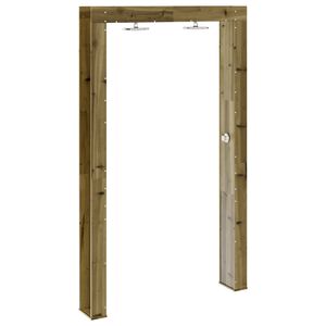 vidaXL Vanjski tu&scaron; Prirodna 137 x 23 x 226 cm Impregnirana borovina