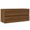 vidaXL Ormarić za umivaonik boja smeđeg hrasta 100x38,5x45 cm drveni