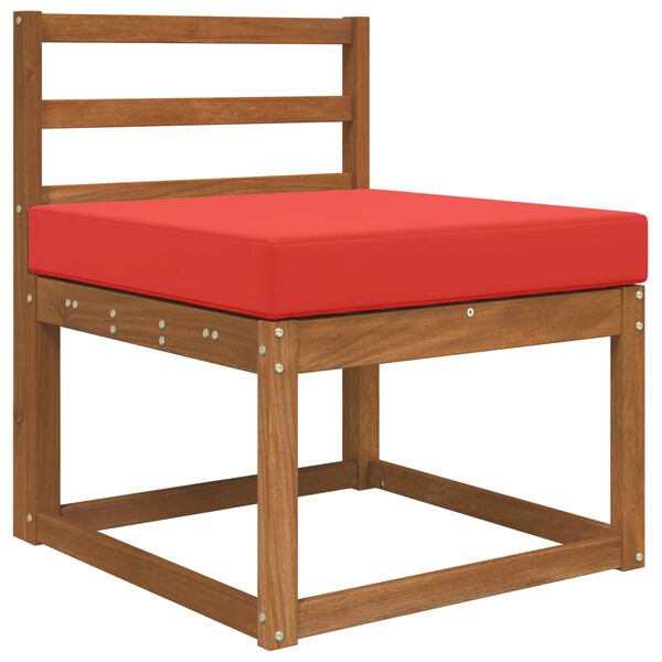 vidaXL Jastuk za vanjsku sofU Crvena 60 x 60 x 8 cm Poliester