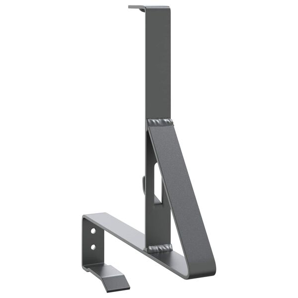 vidaXL Podr&scaron;ka za za&scaron;titu od snijega 12 pcs Antracit Čelik