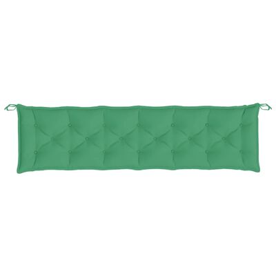 vidaXL Jastuk za vrtnu klupu zeleni 200 x 50 x 7 cm od tkanine Oxford
