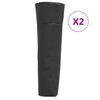 vidaXL Navlake za grijalice 2 kom piramidalne 86x47x241 cm 420D Oxford