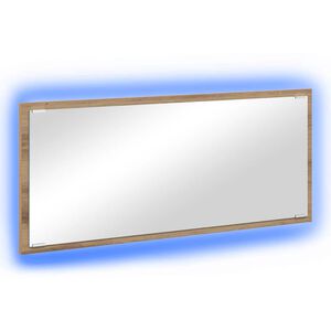 vidaXL Ogledalo Umjetnički hrast 90 x 8,5 x 37 cm Konstruirano drvo