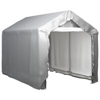 vidaXL Skladišni šator 180 x 300 cm čelični sivi